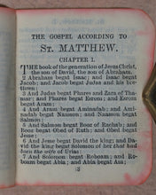 Load image into Gallery viewer, New Testament of the Lord &amp; Saviour Jesus Christ. Translated out of original Greek &amp; with former translations diligentlycompared &amp; revised by H.M.&#39;s special command. Eyre &amp; Spottiswoode Ltd. 33 Paternoster Row E.C. London, Edinburgh &amp; New York. [1914].

