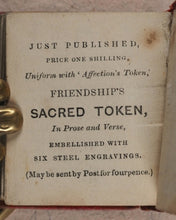 Load image into Gallery viewer, Affection&#39;s Token. In poetry and Prose. Johnson, Samuel Jun. 48 Church Street. London. 1848.
