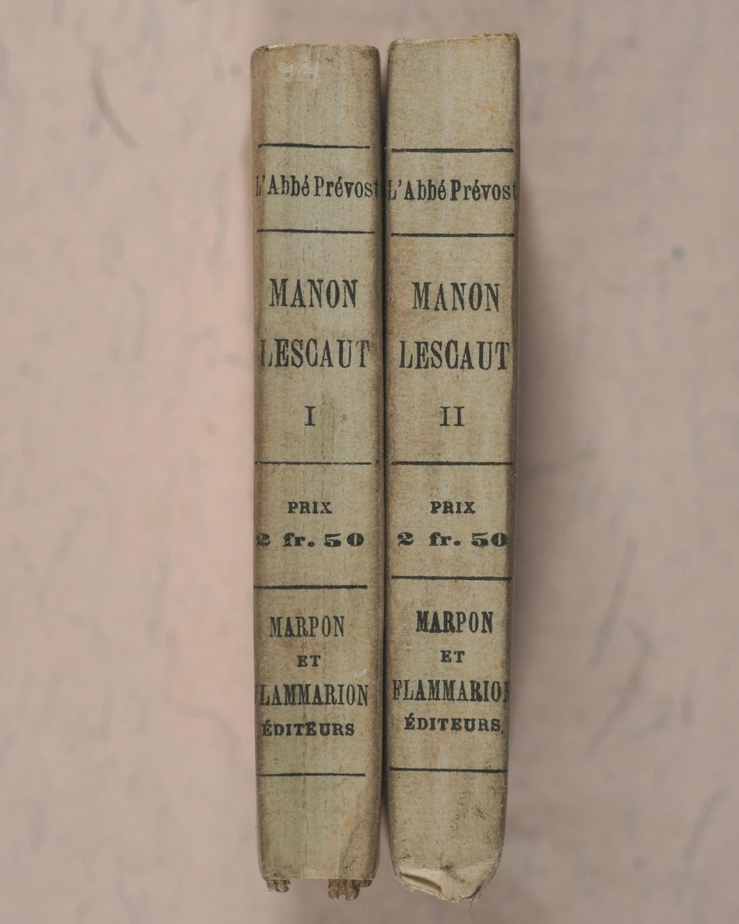 Prévost, L'Abbé. Manon Lescaut. C. Marpon et E. Flammarion. 26, rue Racine, près l'Odéon. Paris. [1892].