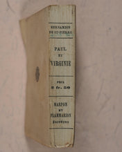 Load image into Gallery viewer, Saint-Pierre, Henri Bernardin de. Paul et Virginie. Marpon, C. et Flammarion, E. 26, rue Racine, près de l&#39;Odéon. Paris. Circa 1892.
