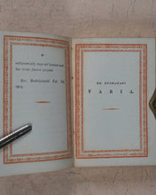 Load image into Gallery viewer, Miniature library of classical literature. Kaspar van Baerle, George Buchanan, Jacob Cats, Joannes Nicolai Secundus, John Owen, Helius Eobanus Hessus, &amp; Marco Girolamo Vida. Carl Poppo Fröbel. Rudophopoli [Rudolstadt].1820.
