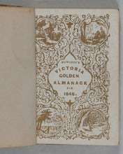 Load image into Gallery viewer, Howlett's Victoria Golden Almanack for 1848. Howlett and Son, Printers, 10 Frith Street, Soho. [London]. [1847].
