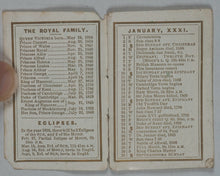 Load image into Gallery viewer, Howlett's Victoria Golden Almanack for 1858. Howlett and &amp; Son, Printers, 10 Frith Street, Soho. [London]. [1857].
