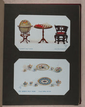 Load image into Gallery viewer, Queens Dolls House postcard album. Raphael Tuck &amp; Sons, Ltd. Circa 1924.
