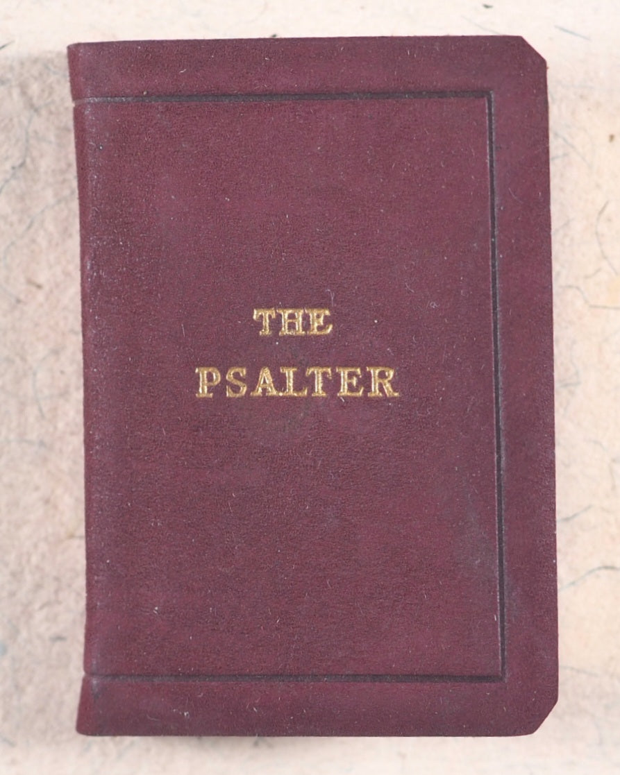 Old Testament. David. Psalms of David : prayer-book version. Frowde, Henry. Oxford University Press. London. [1906].
