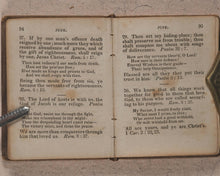 Load image into Gallery viewer, Daily Food For Christians. Being a Promise and another Spiritual Portion, for every day in the Year, together with a Verse of a Hymn. American Tract Society. No. 150 Nassau Street. New York. Circa 1830.
