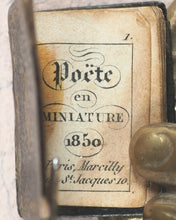 Load image into Gallery viewer, Poète en Miniature. Marcilly. Rue St. Jacques No. 10. Paris. 1850.
