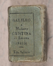 Load image into Gallery viewer, Galilei, Galileo. Galileo a Madama Cristina di Lorena (1615). Salmin, Tipogr. Padova [Padua]. 1896 (colophon dated 1897).
