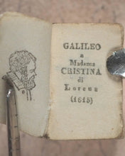 Load image into Gallery viewer, Galilei, Galileo. Galileo a Madama Cristina di Lorena (1615). Salmin, Tipogr. Padova [Padua]. 1896 (colophon dated 1897).
