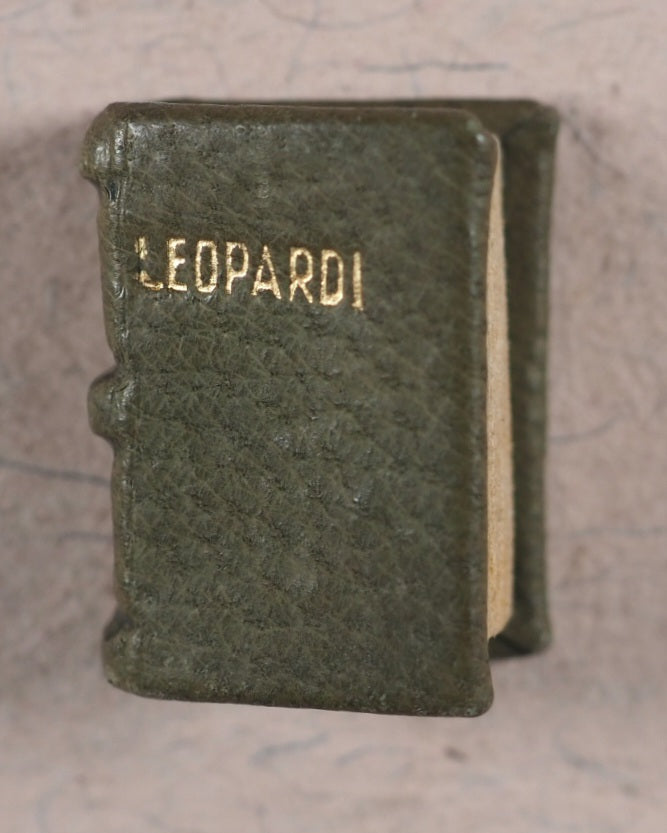 Leopardi, Giacomo. Dialoghi. Libreria del Teatro. Firenze. 1943.