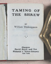 Load image into Gallery viewer, Shakespeare, William. Taming of the Shrew.  Bryce, David &amp; Son. Glasgow. 1904.
