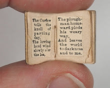Load image into Gallery viewer, Gray, Thomas. [Elegy in a Country Churchyard. Bryce, David &amp; Son. Glasgow. 1910?] >>  PUBLISHER'S UNIQUE PRE-PUBLICATION 1910 PROTOTYPE OF THEIR SMALLEST MINIATURE BOOK. <<

