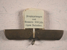 Load image into Gallery viewer, Almanach 1879. Germany. Novel brass folding case.
