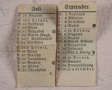 Load image into Gallery viewer, Almanach 1879. Germany. Novel brass folding case.
