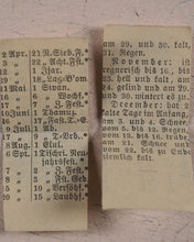 Load image into Gallery viewer, Almanach 1879. Germany. Novel brass folding case.
