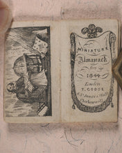 Load image into Gallery viewer, Miniature Almanack for 1844. Goode, T. Clerkenwell Green. London. [1843].
