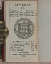 Load image into Gallery viewer, Tilt’s Miniature Almanack for 1860. Kent, W. and Co. Fleet Street. Late David Bogue. London. [1859].
