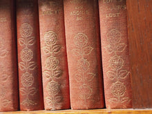 Load image into Gallery viewer, 28 Shakespeare Plays and Poems on a unique revolving bookcase. Ellen Terry edition. David Bryce and Son. Glasgow. 1904.
