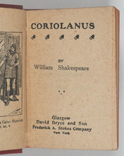 Load image into Gallery viewer, 28 Shakespeare Plays and Poems on a unique revolving bookcase. Ellen Terry edition. David Bryce and Son. Glasgow. 1904.
