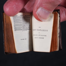Load image into Gallery viewer, Holy Bible containing Old and New testaments Bryce, David &amp; Son. Glasgow. 1901. Burns Bible with original mauchline Fraser tartanware box
