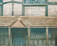 Load image into Gallery viewer, Shakespeare's House. Ulster Stationery Company. Containing Illustrated Pocket Shakespeare. Bryce, David &amp; Son. Glasgow. 1886.
