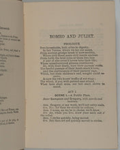 Load image into Gallery viewer, Shakespeare's House. Ulster Stationery Company. Containing Illustrated Pocket Shakespeare. Bryce, David &amp; Son. Glasgow. 1886.
