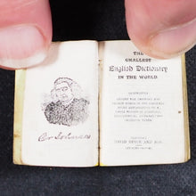 Load image into Gallery viewer, Smallest English Dictionary in the World. Comprising: besides the ordinary &amp; newest words in the language, short explanations of a large number of scientific, philosophical, literary &amp; technical terms. Bryce, David &amp; Son. Glasgow. 1893. SILVER LOCKET
