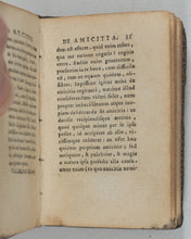 Load image into Gallery viewer, Ciceronis, M. Tullii. J.G. Graevius (editor). De Amicitia Dialogus ad T.P. Atticum. Barbou, J. Lutetiae. 1771.
