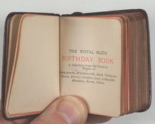 Load image into Gallery viewer, Royal Bijou Birthday Book. Eyre &amp; Spottiswoode. London. 1900.
