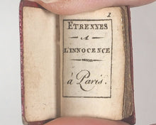 Load image into Gallery viewer, Etrennes A l'Innocence. [Marcilly]. Paris. Circa 1813.
