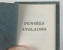 Load image into Gallery viewer, Pensées Anglaises. Kundig, Andrée. Genève. 1956.
