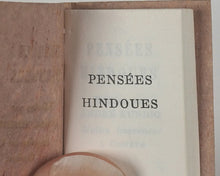 Load image into Gallery viewer, Pensées Hindoues. Kundig, Andrée. Genève. 1960.
