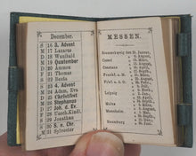 Load image into Gallery viewer, Miniatur-Kalender für das Jahr 1877 mit Versen Von Carl Faust. Fünster Jahrgang. Reges, B. [Johann Andreas Benjamin]. Frankfurt. [1876].
