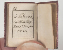 Load image into Gallery viewer, Amour et Amitié anneé 1825. Marcilly. Rue St. Jacques No.21. Paris. [1824].
