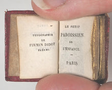 Load image into Gallery viewer, Petit paroissien de l'Enfance. Imprimerie de Firmin Didot Frères. Paris. Circa 1835.
