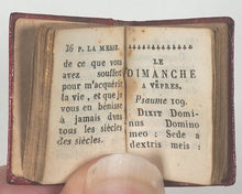 Load image into Gallery viewer, Petit paroissien de l'Enfance. Firmin Didot, Rue Jacob, No.56. Paris. Circa 1835.
