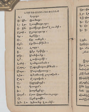 Load image into Gallery viewer, Armenian Calendar (Oracouyts) from 1874, printed at the Srbots Hakobeants (St. James) Armenian Monastery in Jerusalem. [1873].

