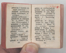 Load image into Gallery viewer, Autrata, František Václav. Kolibří Slovníček česko-německý- Liliput Wörterbuch böhmisch-deutsch. Printed by Th. Vents, p. s ro. Prague. 1913.
