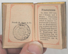 Load image into Gallery viewer, Porte-monnaie-Kalender für die elegante Welt 1879. Moritz Perles, Baurenmarkt 11. Wien. [1878].
