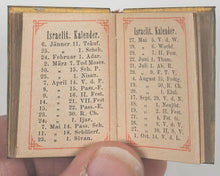 Load image into Gallery viewer, Porte-monnaie-Kalender für die elegante Welt 1879. Moritz Perles, Baurenmarkt 11. Wien. [1878].
