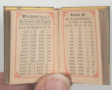 Load image into Gallery viewer, Porte-monnaie-Kalender für die elegante Welt 1879. Moritz Perles, Baurenmarkt 11. Wien. [1878].
