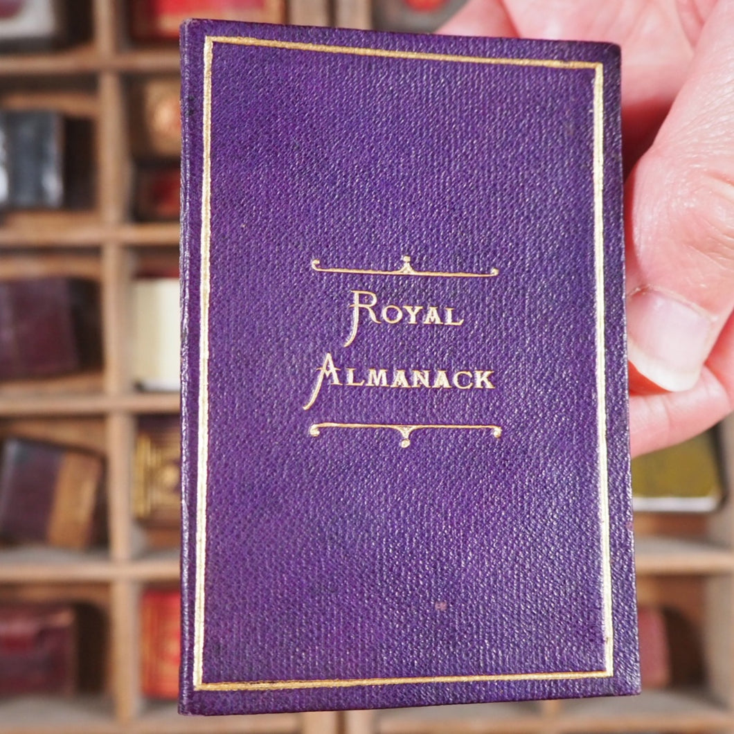 Renshaw's Royal Almanack for 1871. >>RARE ROYAL MINIATURE ALMANAC<< Publication Date: 1870 CONDITION: NEAR FINE