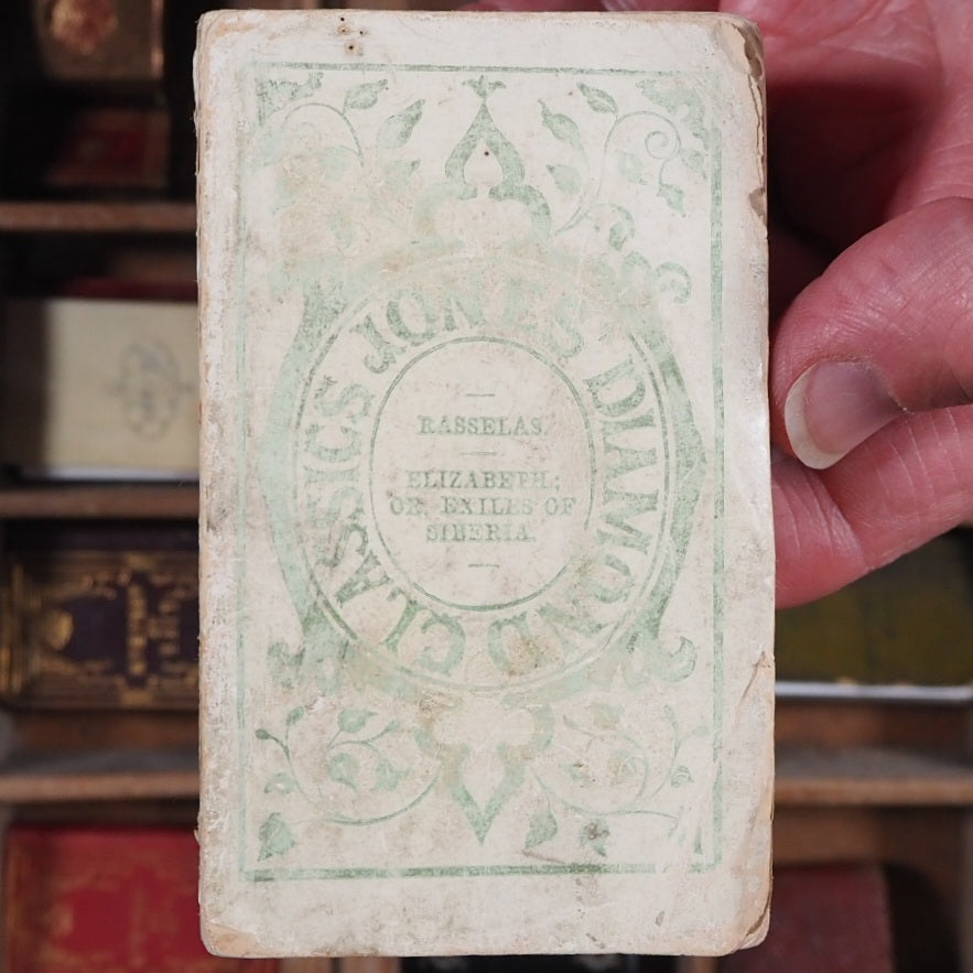 Johnson, Dr. Samuel [with] Madame [Sophie] Cottin. Rasselas: a Tale. [together with] Elizabeth; or, Exiles of Siberia. A Tale founded on facts, from the French of Madame Cottin. >>DOUBLE MINIATURE VOLUME<< Publication Date: 1835 CONDITION: GOOD