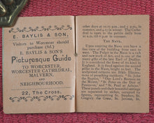 Load image into Gallery viewer, Brief Description of Worcester Cathedral. From E. Baylis &amp; Son&#39;s Sixpenny Picturesque Guide. Bayliss, Eben.[ezer] &amp; Son. Cross. Worcester. Circa 1911.
