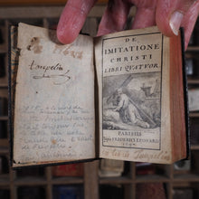 Load image into Gallery viewer, Imitation of Christ. De Imitatione Christi libri quatuor. [Imitation of Christ]   &gt;&gt;MINIATURE PRAYER-BOOK&lt;&lt; [Thomas a Kempis]. Publication Date: 1697 CONDITION: VERY GOOD
