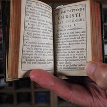 Load image into Gallery viewer, Imitation of Christ. De Imitatione Christi libri quatuor. [Imitation of Christ]   &gt;&gt;MINIATURE PRAYER-BOOK&lt;&lt; [Thomas a Kempis]. Publication Date: 1697 CONDITION: VERY GOOD
