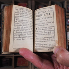 Load image into Gallery viewer, Imitation of Christ. De Imitatione Christi libri quatuor. [Imitation of Christ]   &gt;&gt;MINIATURE PRAYER-BOOK&lt;&lt; [Thomas a Kempis]. Publication Date: 1697 CONDITION: VERY GOOD
