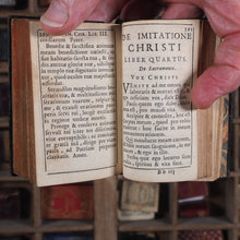 Load image into Gallery viewer, Imitation of Christ. De Imitatione Christi libri quatuor. [Imitation of Christ]   &gt;&gt;MINIATURE PRAYER-BOOK&lt;&lt; [Thomas a Kempis]. Publication Date: 1697 CONDITION: VERY GOOD
