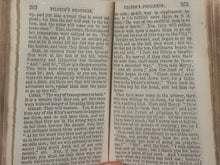 Load image into Gallery viewer, BUNYAN, John. Pilgrim's progress, from this world to that which is to come, delivered under the similitude of a dream. Book Society, 19 Paternoster Row, and Bazaar, Soho Square. London. Circa 1872.
