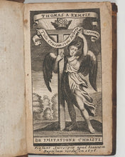 Load image into Gallery viewer, KEMPIS, Thomas à. De Imitatione Christi Libri Quatuor. [Imitation of Christ] Antwerp: Prostant apud viduam &amp; filium Joannis Baptistæ Verdussen, 1696. >>MINIATURE PRAYER-BOOK<<
